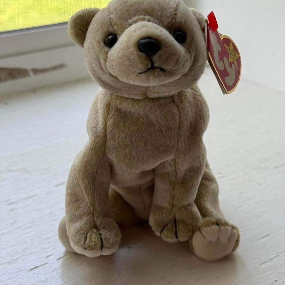 Ty Beanie Baby Vintage 90s Almond Bear